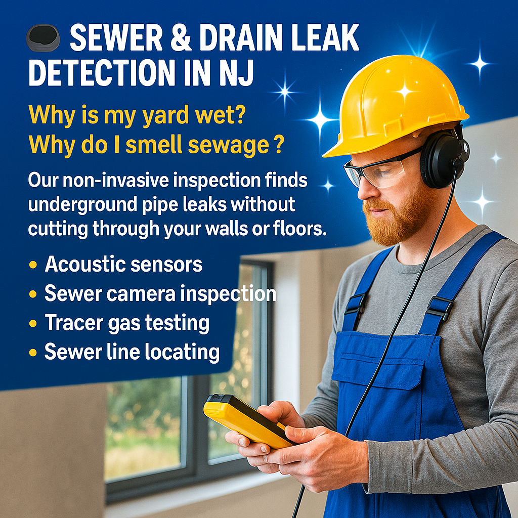 Sewer & Drain Leak Detection in NJ