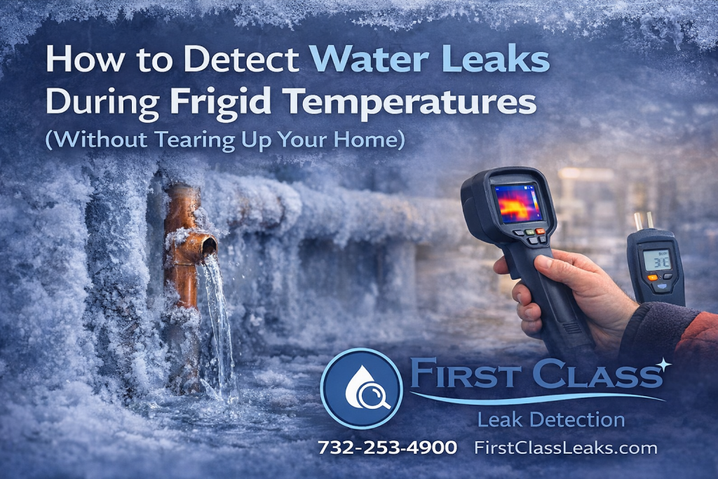 How to Detect Water Leaks During Frigid Temperatures (Without Tearing Up Your Home)